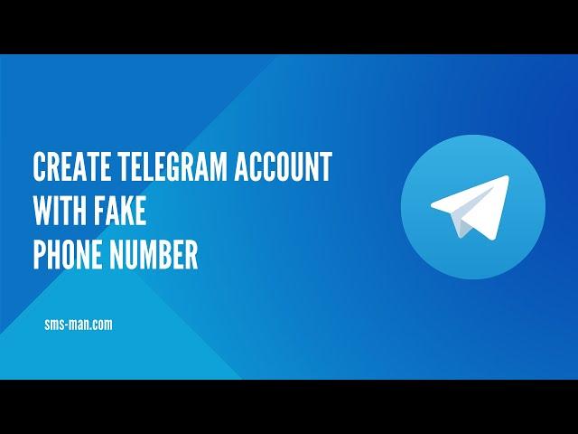 How To Sign Up in Telegram || SMS-MAN || Create Fake Telegram Account