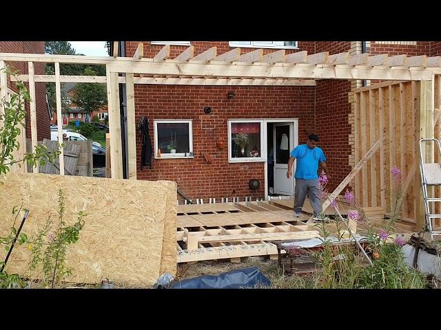 Timber Frame Kitchen Extension (4.5m 7.3m) 2019 Uk 