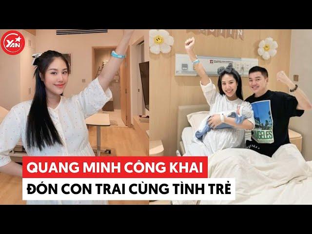 Quang Minh công khai con trai với tình trẻ say 5 năm ly hôn Hồng Đào