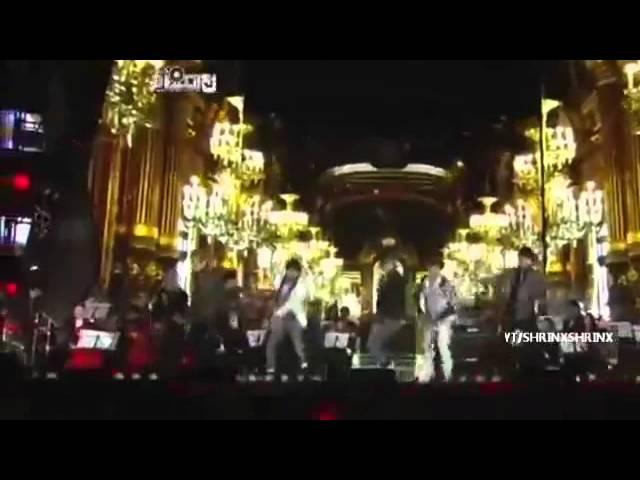 111229 Super Junior Donghae & Eunhyuk , SHINee & EXO LUHAN KAI Live @ SBS GAYO DAEJUN 2011