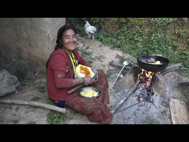 Myvillage official videos EP 1245 || Cooking sukutu meat and Parsi vegetables in the village