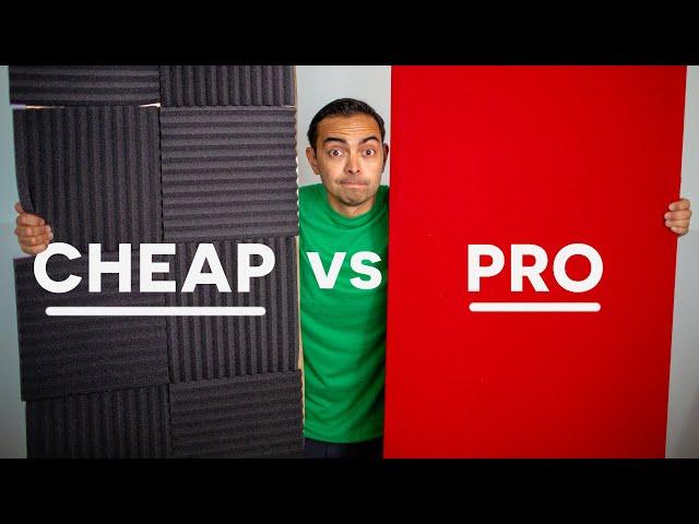 $50 DIY vs $450 PRO Acoustical Panels (Worth It?) - Echo & Sound Proofing