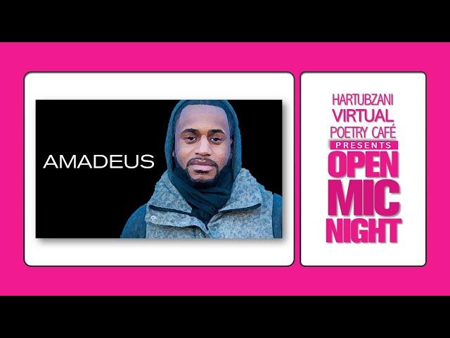 Hartubzani Virtual Poetry Café - January Spoken Word Artist Amadeus