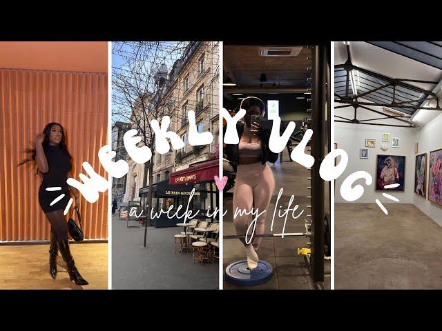 Weekly vlog : sortie sur Paris, travail, shootings, skincare...