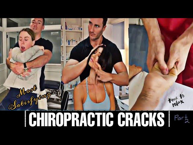 The Most SATISFYING Chiropractic Cracks Compilation - Neck, Back & Legs | ASMR | Part 2 | PMW