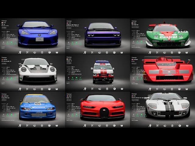 Top 50 Best Startup Sounding "Warning Loud" *New | Gran Turismo 7