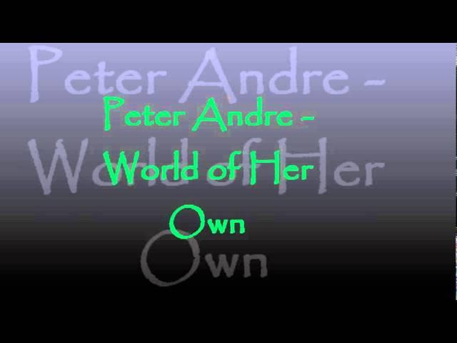 Peter Andre -  World of her own