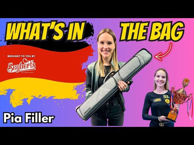 What cue does Pia Filler use? We look at 'What's in the Bag' of the 'Killer Fillers' #9ball