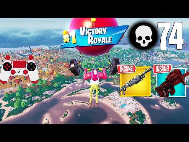 74 Elimination Solo Squads Gameplay "Build / Zero Build" Wins (Fortnite Chapter 4 Season 4)