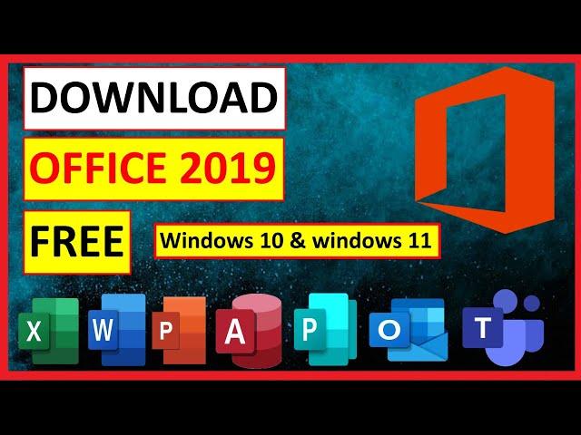 how to download microsoft office 2019 for free windows 11 | download ms office free