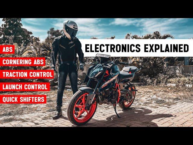 ELECTRONICS EXPLAINED | Traction control, Quick shifter, Launch control, etc.. explainedin malayalam