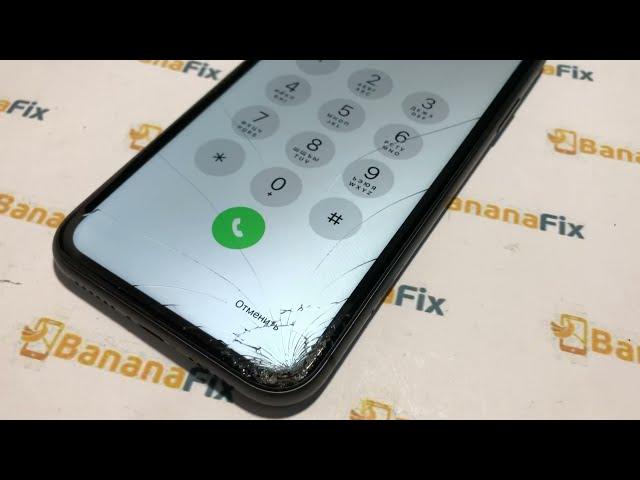 Ремонт iPhone 11 : замена стекла дисплея - разборка - BananaFix