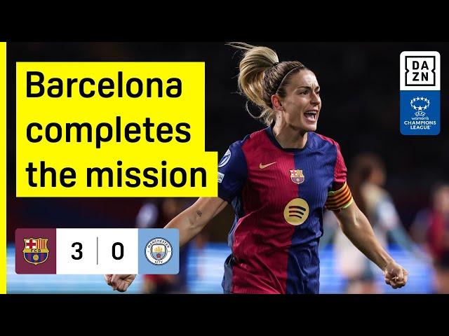 HIGHLIGHTS | FC Barcelona vs. Manchester City -- UEFA Women's Champions League 2024-25