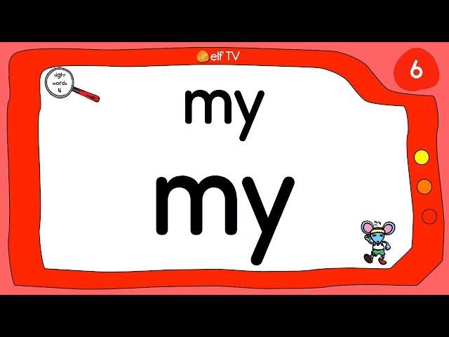 Learn Sight Words  - Part 4 - by ELF Learning