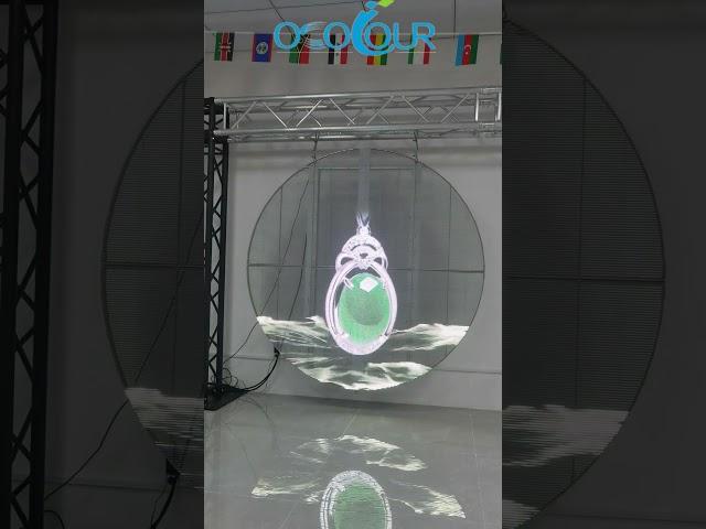 led circle transparent display2 6