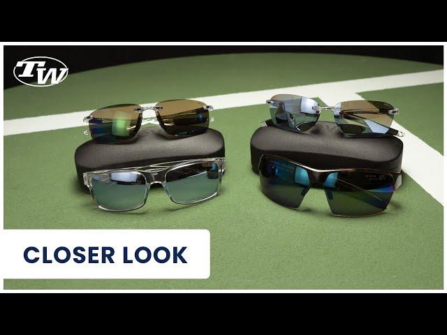 Take a closer look at Revo Sport Sunglasses (perfect for tennis or pickleball w/ blue lens options)