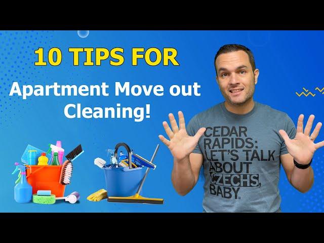 10 TIPS for Apartment Move out cleaning !