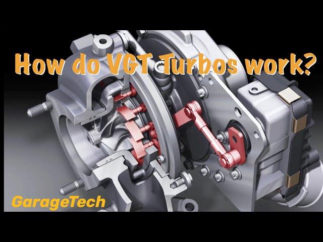 How do VGT Variable Geometry Turbos work? Common faults for diesel engines. Variable vane turbos