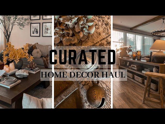 CURATED HOME DECOR HAUL || FALL & EVERYDAY ITEMS || 2024