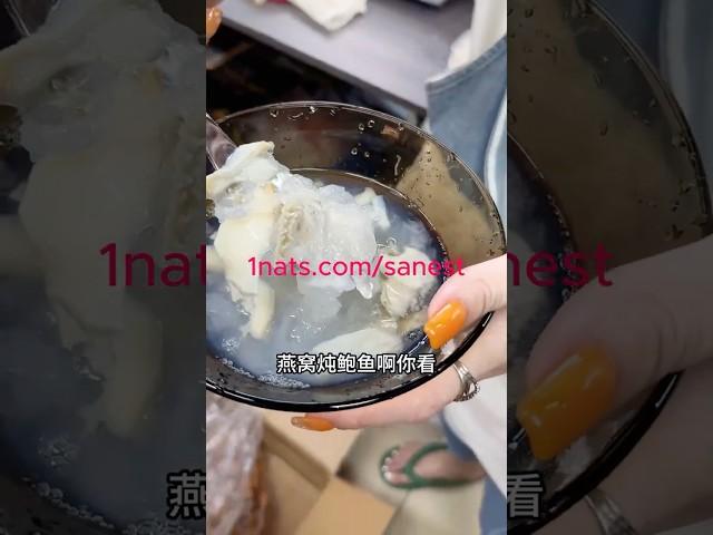 ️ Bạn đã sẵn sàng khám phá hương vị mặn mà độc đáo của món yến sào bào ngư này chưa Giá Sỉ Yến Sào