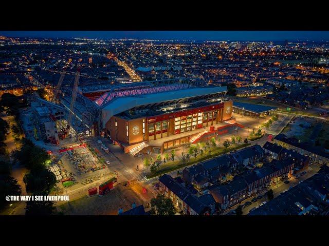 Night Flight Over #anfieldstadium #lfc #djimini3pro
