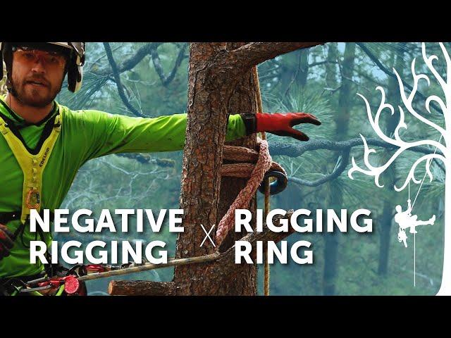 Negative rigging basics | X Rigging Ring how-to | Arborist tree climber Tutorials