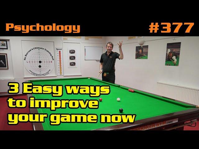 3 Easy ways to improve your game now!