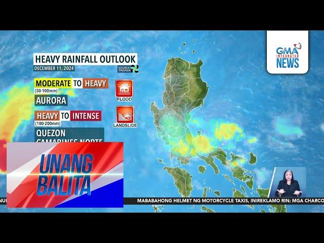 Maulang panahon, muling paghandaan ngayong araw - Weather update today (December 11, 2024)