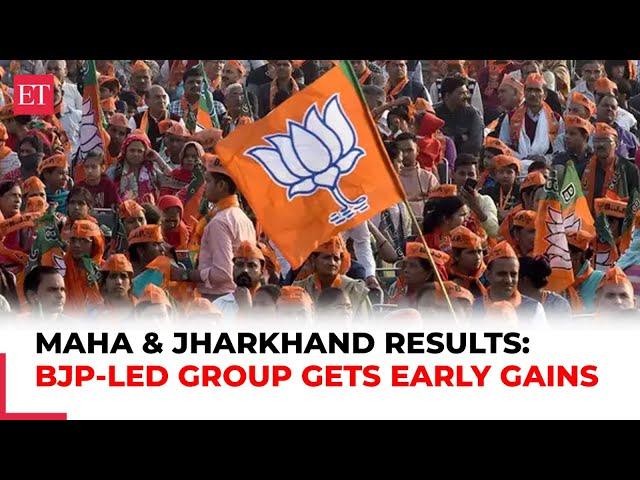 Maharashtra-Jharkhand Election Result: Early trends at 9 am show advantage NDA, Maha Yuti