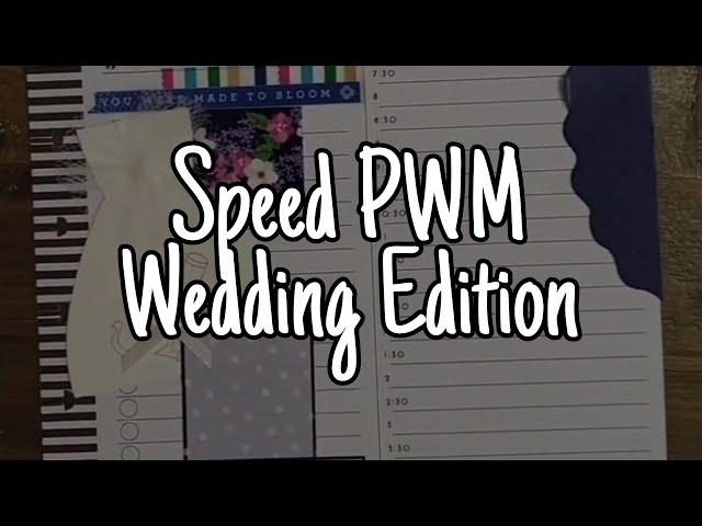 Speed Plan With Me | Happy Planner Daily Pages