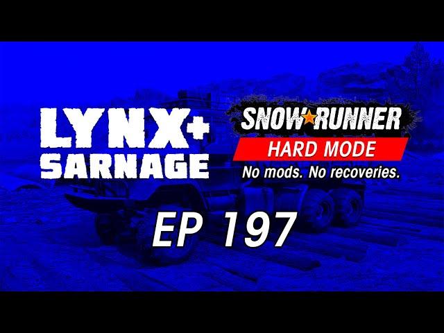 Lynx Streams - SnowRunner Hard Mode - Episode 197 - Testing the Rezvani Tank (No Mods) (Replay)