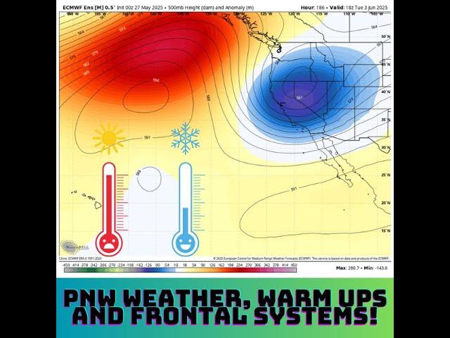 Pacific NW Weather: Warmth and Frontal Systems!