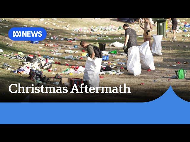 Sydney's Bronte beach trashed following massive Christmas gathering | ABC News