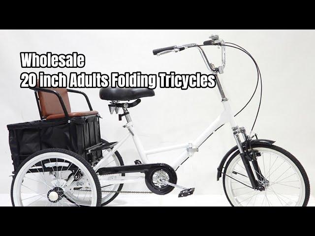 Wholesale 20-inch Adults Folding Tricycles, Folding Trikes, Adult Trikes, Buy Tricycle