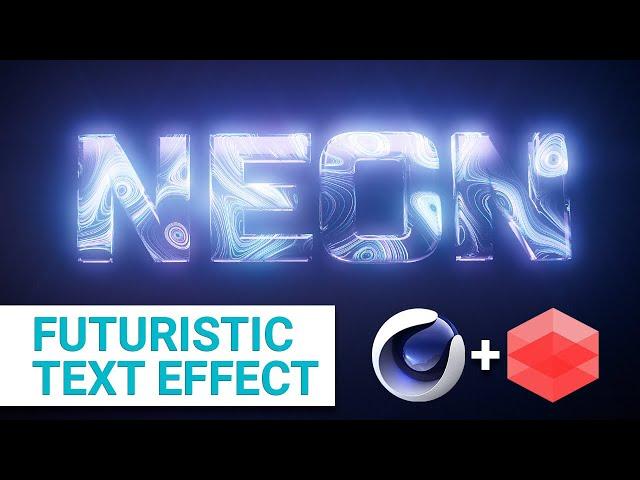 Creating a Futuristic Neon Text Animation in Cinema 4D