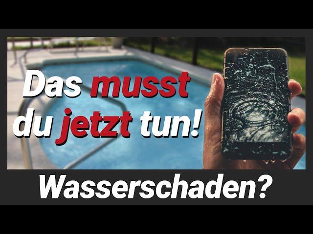 iPhone ins Wasser gefallen? Handy Wasserschaden reparieren!