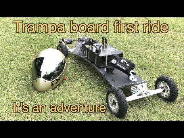 #72 Trampa board the first ride - It's an adventure.