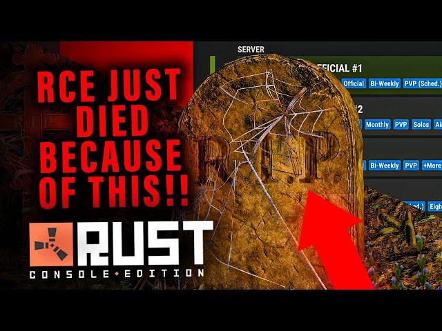 RUST CONSOLE DIED BECAUSE OF THIS FOR 24 HOURS!