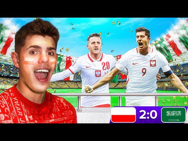 MAMY TO! POLSKA 2-0 ARABIA SAUDYJSKA  RELACJA Z TRYBUN