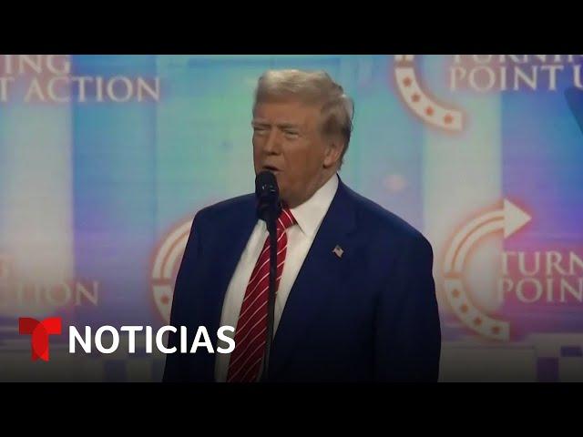 Trump habla de sus medidas contra la inmigración indocumentada en Arizona | Noticias Telemundo