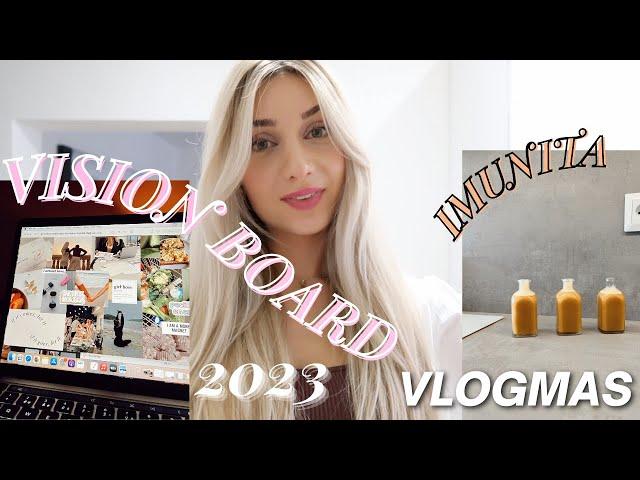 VLOGMAS 5 // motivace 2023, tvorba vision board, deep talk