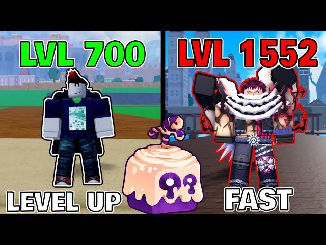 How to LEVEL UP FAST in the Second Sea using DOUGH FRUIT in BLOX FRUITS | LVL 700 to 1552