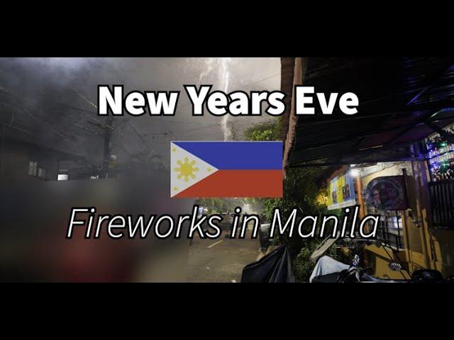 New Years Eve Fireworks in Manila - 10 Days in the Philippines