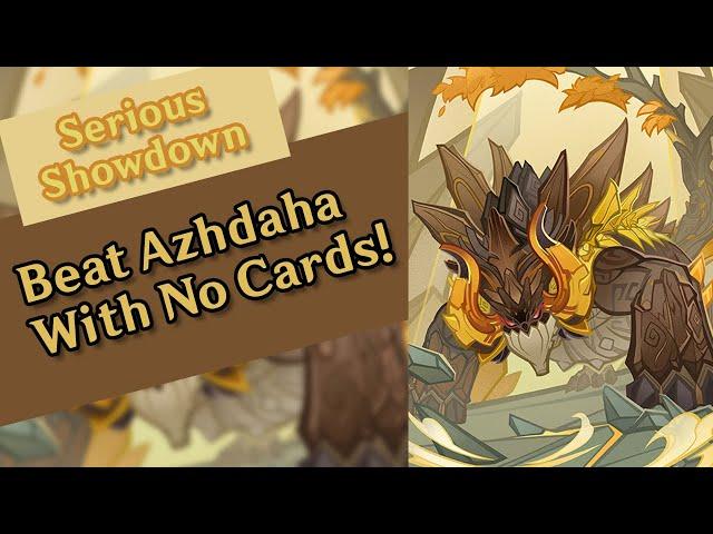 [SERIOUS SHOWDOWN] Beat Azhdaha Without Using Any Card - Genshin Impact TCG