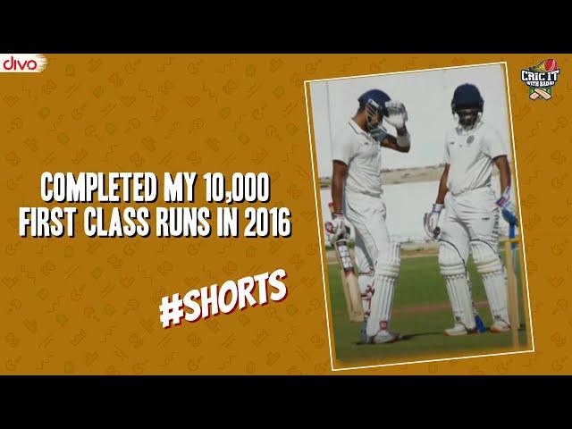 Completed My 10,000 First Class Runs in 2016 | Cric It with Badri #Shorts