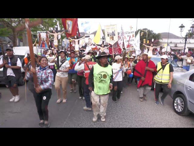 Peregrinos de San Carlos llegaron a Cerrillos