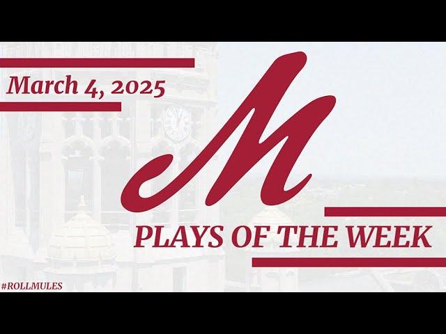 Muhlenberg College Plays of the Week March 4, 2025