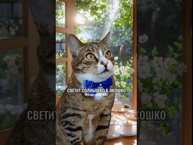 Я ИГРАЮ НА ГАРМОШКЕ(ЧАСТУШКИ ОТ КОТЯМБИКА) #котики #животные