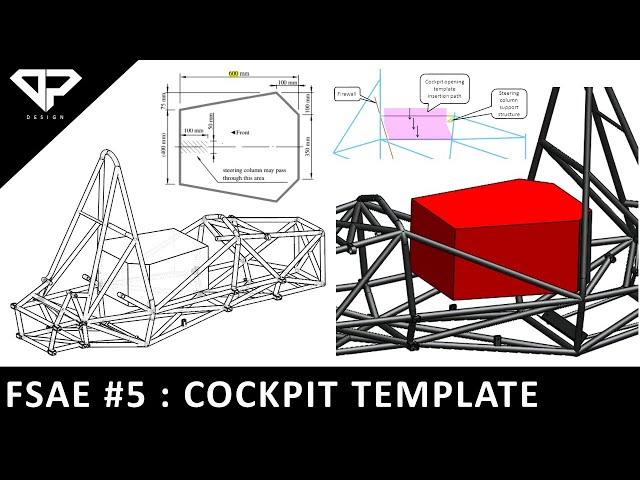 FORMULA STUDENT #5 : Cockpit Opening Template Explained with CAD Model of Chassis | FSAE | DP DESIGN