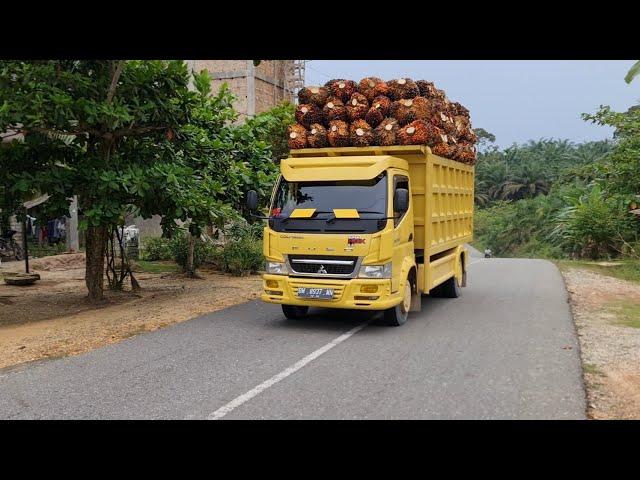 perjalanan ke pabrik ada motor di gilas truk